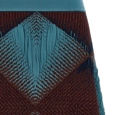 Kiko Kostadinov Ikat Argyle Skirt