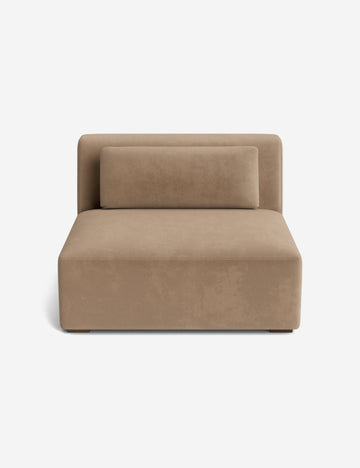 Taupe Faux Mohair