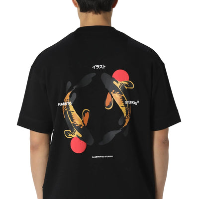 Irasuto Studios Koi Black T-Shirt