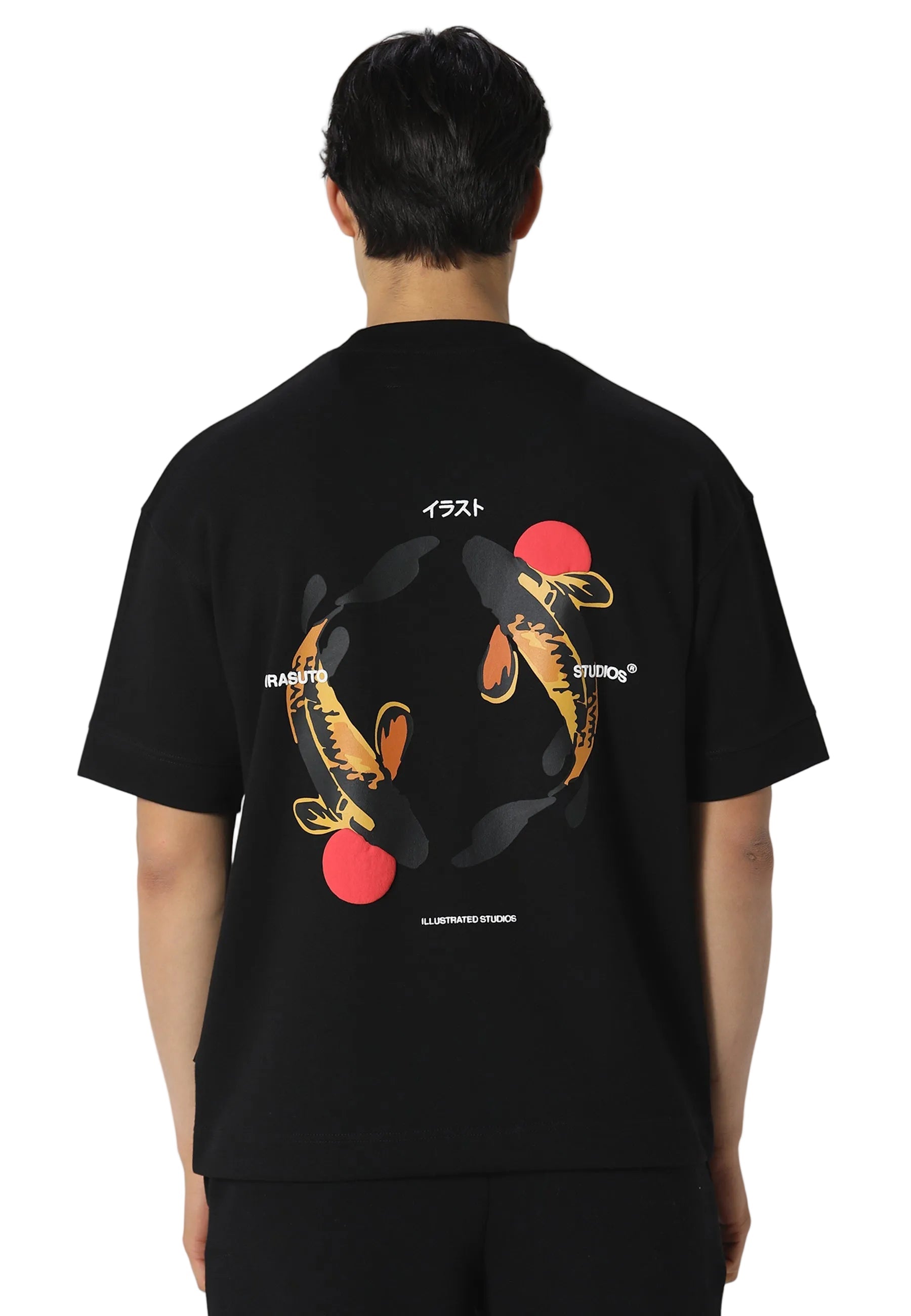 Irasuto Studios Koi Black T-Shirt