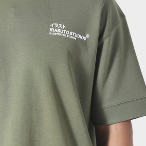 Irasuto Studios Koi Khaki T-Shirt