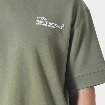 Irasuto Studios Koi Khaki T-Shirt