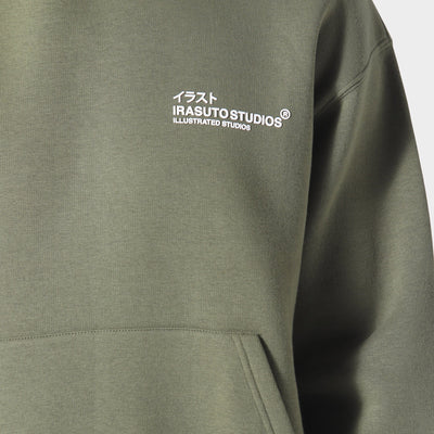 Irasuto Studios Koi Khaki Hoodie