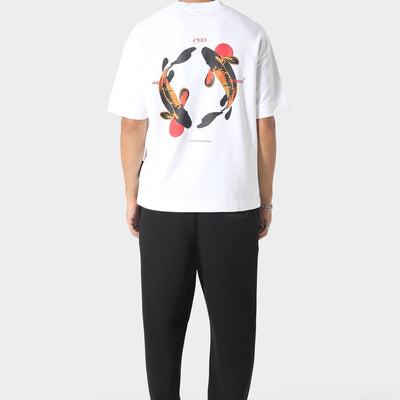 Irasuto Studios Koi White T-Shirt