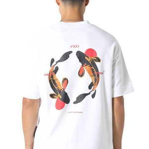 Irasuto Studios Koi White T-Shirt