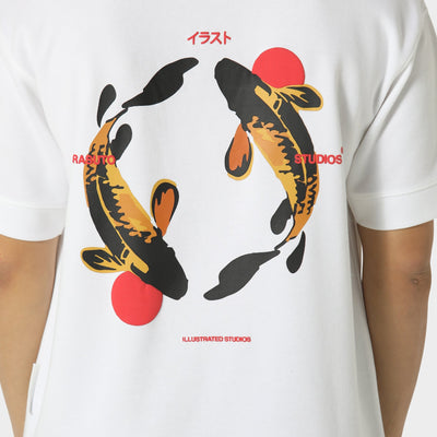 Irasuto Studios Koi Optic White T-Shirt