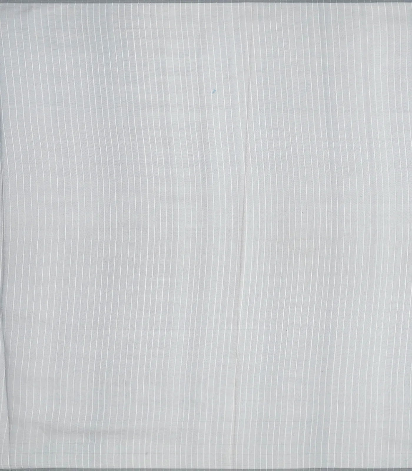 Grey Handwoven Banarasi Organza Silk Saree With Floral Motifs-Grey