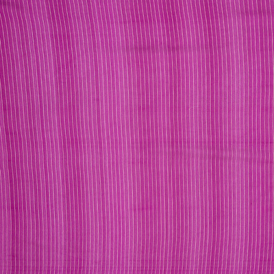 Pink Handwoven Banarasi Rangkat Organza Silk Saree With Floral Motifs-Pink