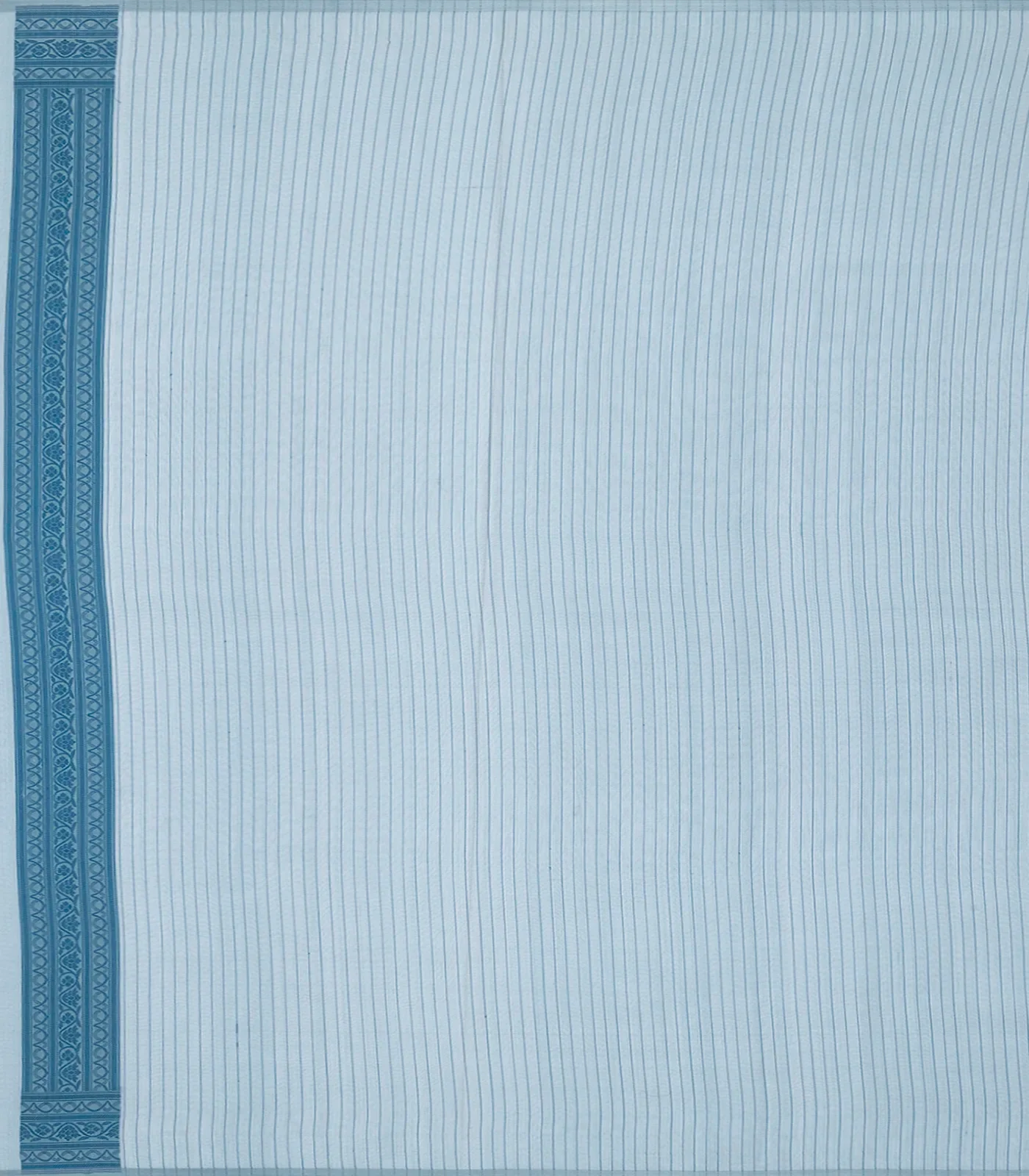 Grey Handwoven Banarasi Organza Silk Saree With Floral Motifs-Grey