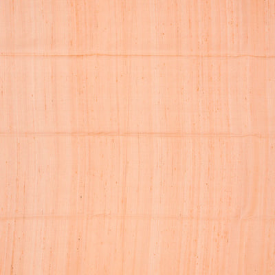Peach Handloom Organza Silk Saree With Droplet Motifs-Peach