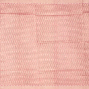 Pink Handloom Organza Silk Saree With Floral Vine Motifs-Pink