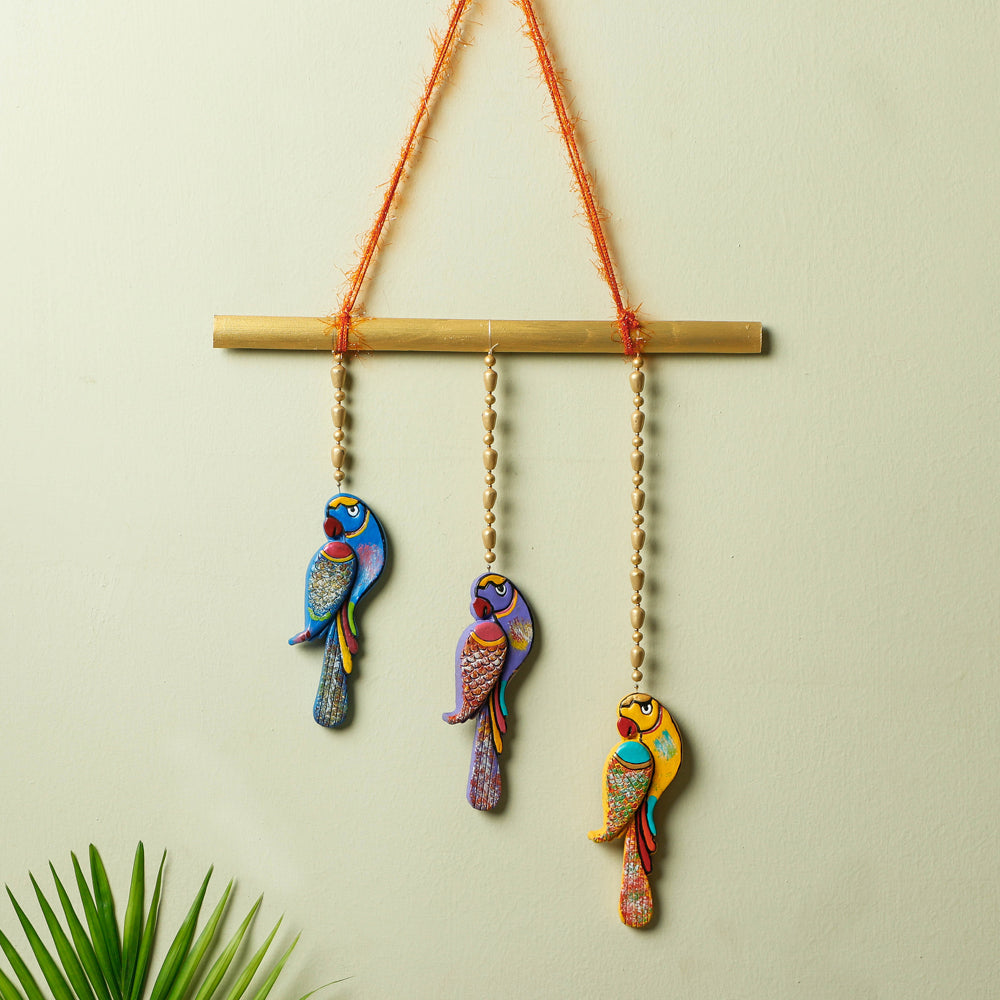 Bird - Bishnupur Handpainted Terracotta Wall Hanging