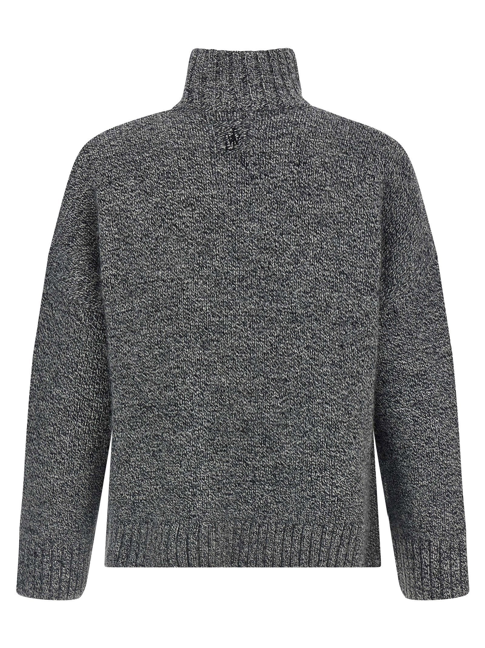 J.w.anderson Leather Patch Pocket Sweater