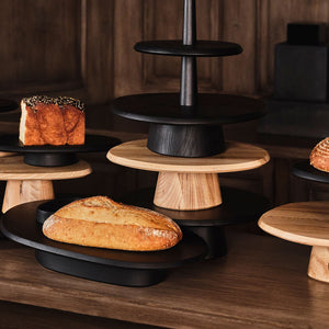Dune Ash Wood Cake Stand by Kelly Wearstler x Serax