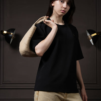 Waffle T Shirt - Black