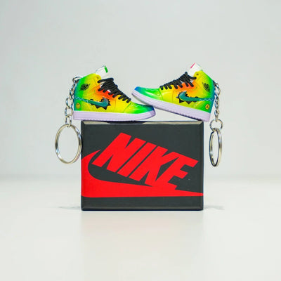 3D Sneaker Keychain With Box | Jordan keychain with box | Kicks Machine