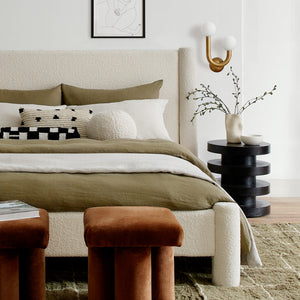 Bouclé Ball Pillow by Sarah Sherman Samuel