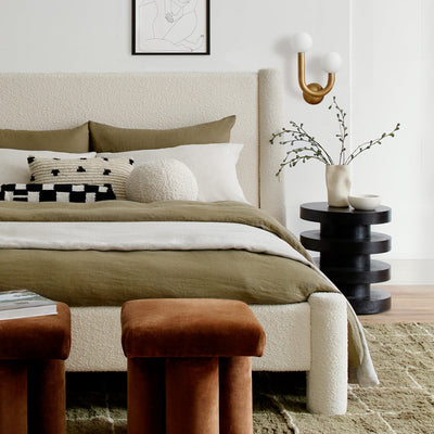 Bouclé Ball Pillow by Sarah Sherman Samuel