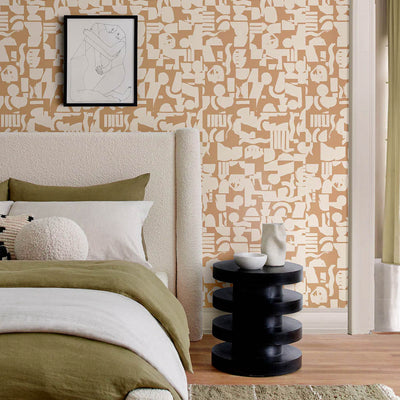 Organic Shapes Wallpaper by Sarah Sherman Samuel
