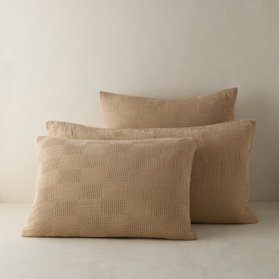Kingsley Textured Cotton Sham