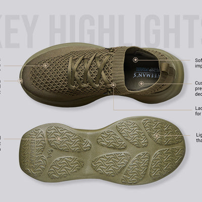 Knit Gliders : Olive