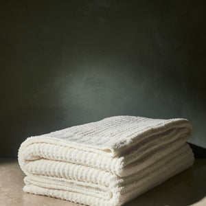Knit Waffle Weave Throw by Kashwere
