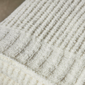 Knit Waffle Weave Throw by Kashwere