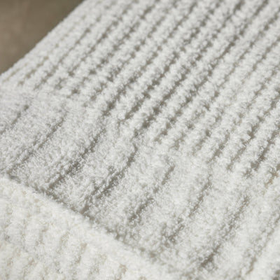 Knit Waffle Weave Throw by Kashwere