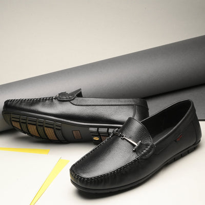 Egoss Casual Leather Loafers Shoes For Men