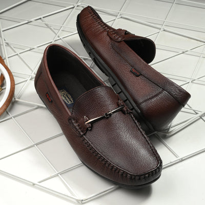 Egoss Casual Leather Loafers Shoes For Men
