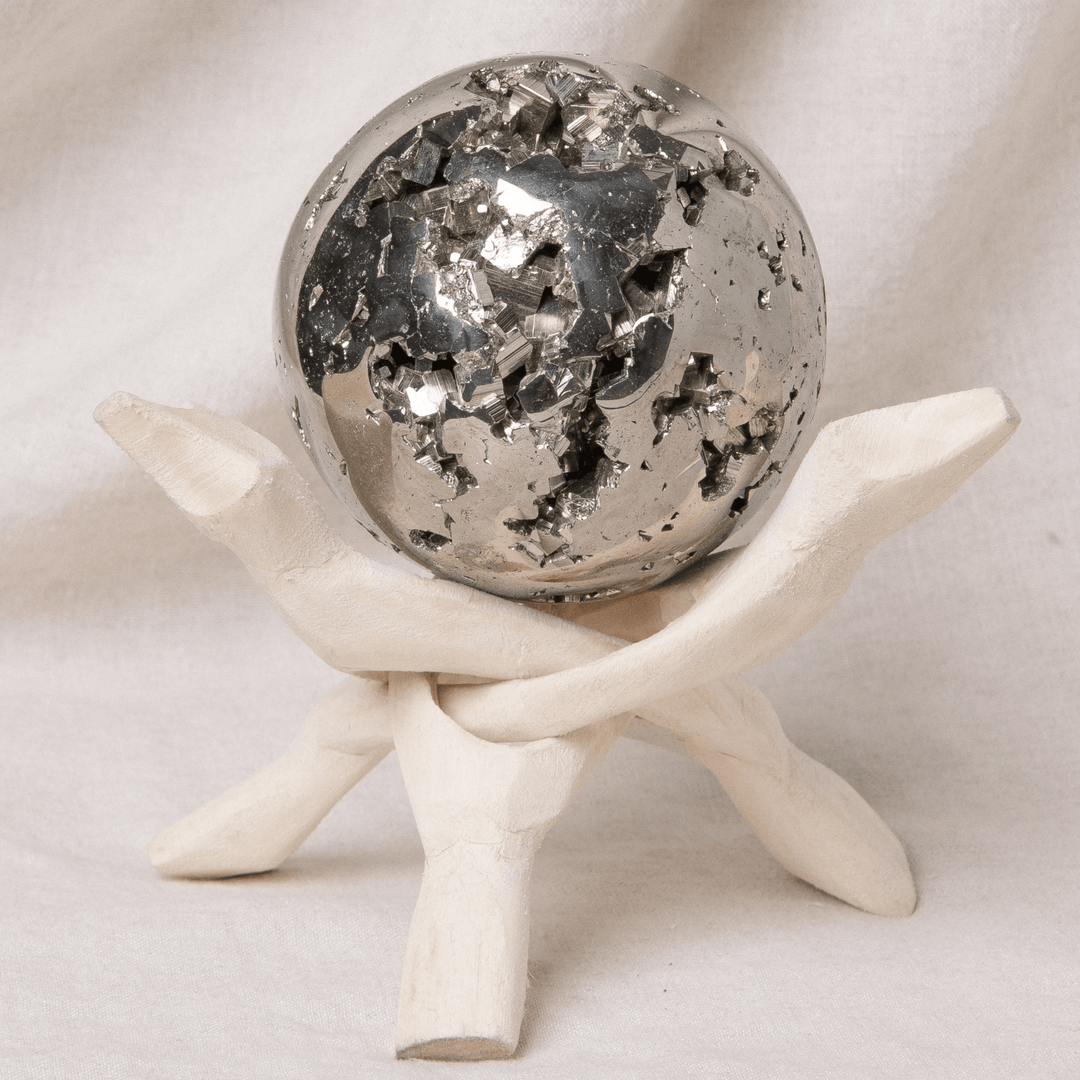 Natural Pyrite Sphere - AAA Premium Quality