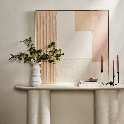 Patchwork Blush Wall Art by Visual Contrast