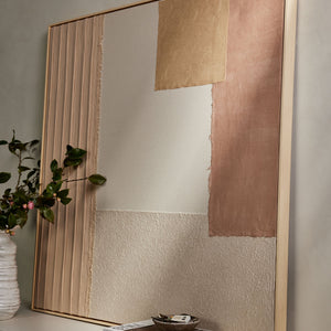 Patchwork Blush Wall Art by Visual Contrast