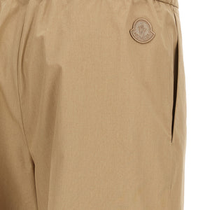 Moncler Grosgrain Logo Patch Pants