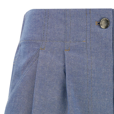 Moncler Grenoble Chambray Cotton Shorts