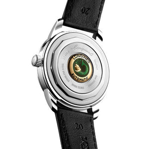 Longines Conquest Heritage Black Lacquered Polished Dial Men 40mm