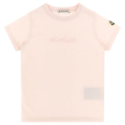 Moncler Enfant Logo Embroidery T-shirt