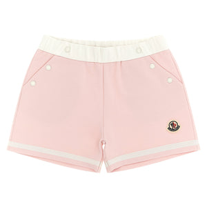 Moncler Enfant Cotton Viscose Bermuda Shorts