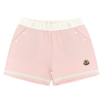Moncler Enfant Cotton Viscose Bermuda Shorts