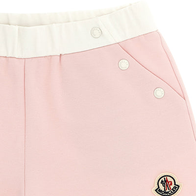 Moncler Enfant Cotton Viscose Bermuda Shorts