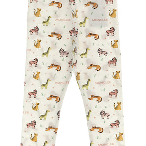 Moncler Enfant Animal Print T-shirt + Leggings Set