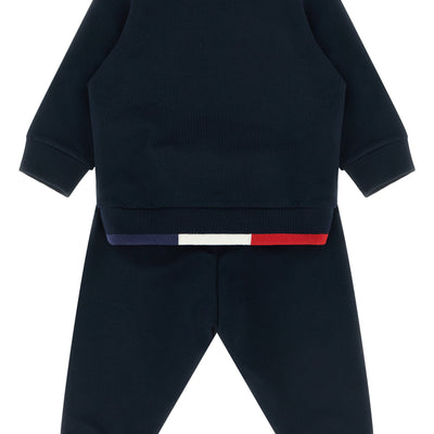 Moncler Enfant Tricolor Hem Sweatshirt + Joggers