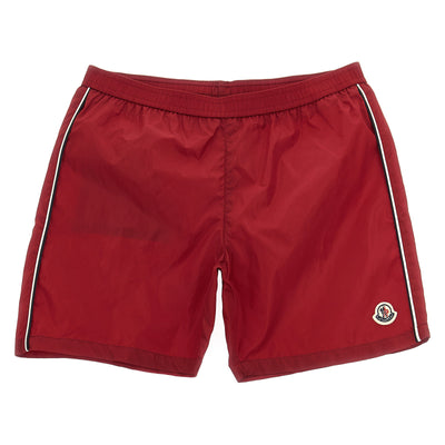 Moncler Enfant Tricolor Trim Swimsuit