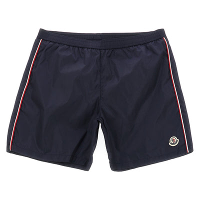 Moncler Enfant Tricolor Trim Swimsuit