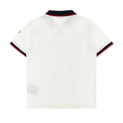 Moncler Enfant Tricolor Polo Shirt