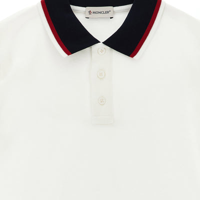 Moncler Enfant Tricolor Polo Shirt