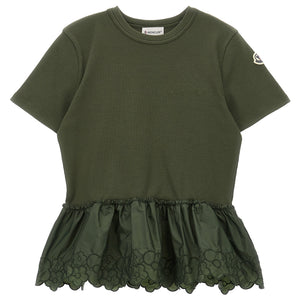 Moncler Enfant Floral Embroidery T-shirt