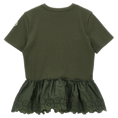 Moncler Enfant Floral Embroidery T-shirt