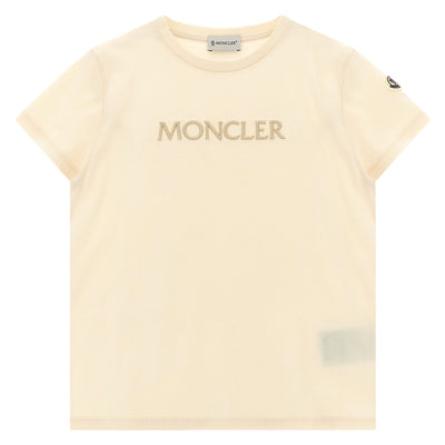 Moncler Enfant Logo Embroidery T-shirt