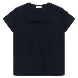 Moncler Enfant Logo Embroidery T-shirt